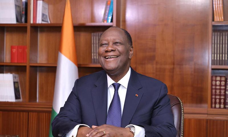 Le Président de la République ivoirienne, Alassane Ouattara