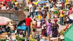 Un marché africain/Alamy