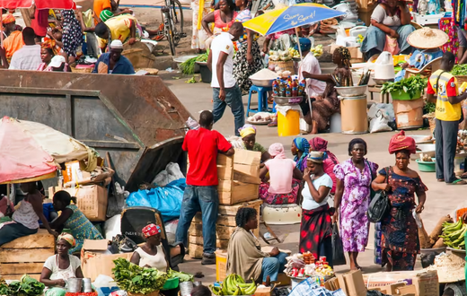 Un marché africain