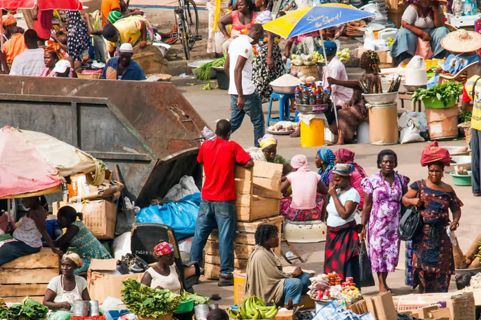 Un marché africain