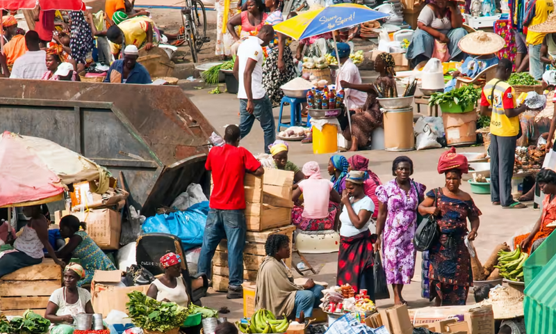 Un marché africain