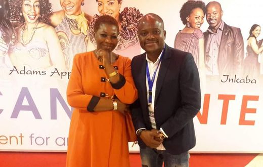 Mariama Da Chagas et Fabrice Sawegnon