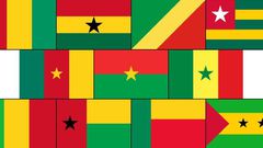 De nombreux pays d'Afrique ont des drapeaux qui intègrent le vert, le jaune et le rouge