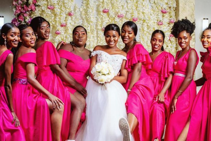 Un mariage en rose et basket