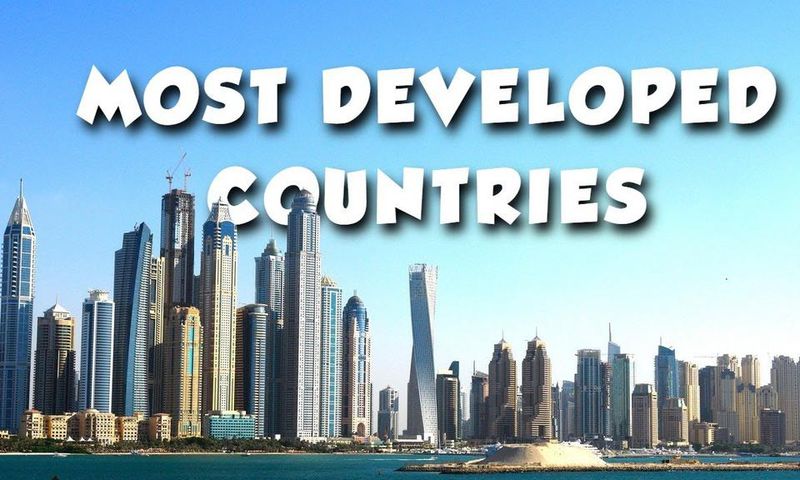 These are some of the most developed countries in the world [YouTube]