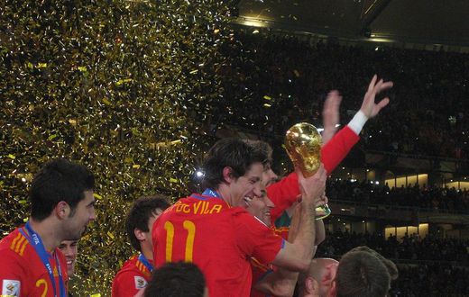L'équipe de football espagnole à la Coupe du monde 2010