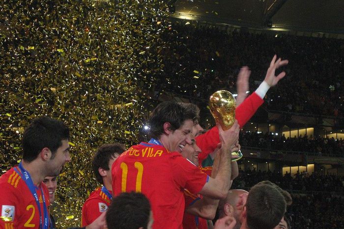 L'équipe de football espagnole à la Coupe du monde 2010