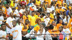 Les ivoiriens au stade
