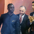 Sadio Mané et Achraf Hakimi au tirage de la CAN