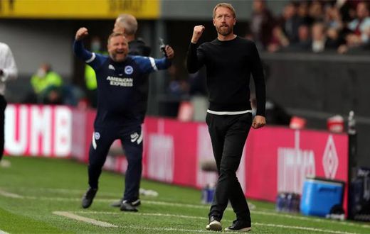 Graham Potter, entraineur de Brighton