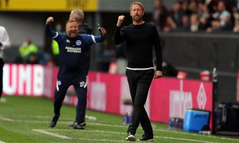 Graham Potter, entraineur de Brighton