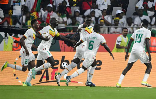Celebration de l'equipe du Senegal