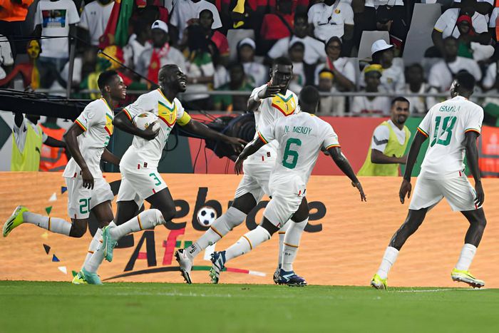 Celebration de l'equipe du Senegal