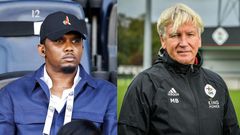 Eto'o Fils et Marc Brys