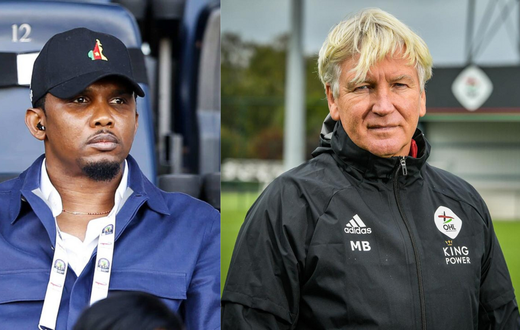 Eto'o Fils et Marc Brys
