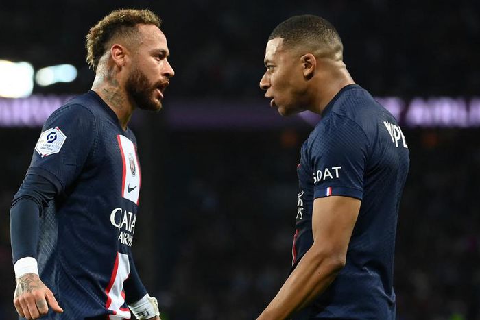 Neymar et Kylian Mbappé
