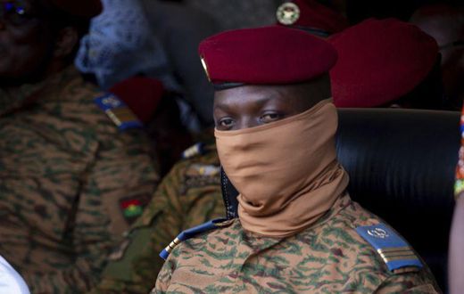 le capitaine Ibrahim Traore, Président de la transition au Burkina Faso