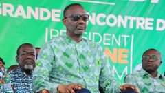Tidjane Thiam dénonce la gouvernance du régime Ouattara lors de son premier meeting à Soubré