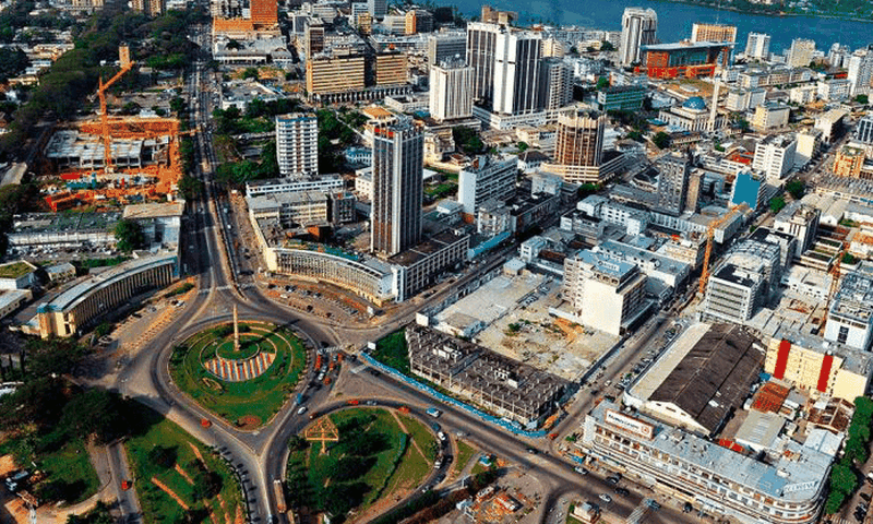 La ville d'Abidjan