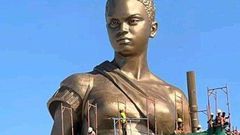 Statue de l'Amazone au Bénin
