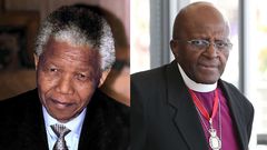 Nelson Mandela et Desmond Tutu
