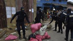 Première opération de la brigade de lutte contre le désordre urbain à Abobo