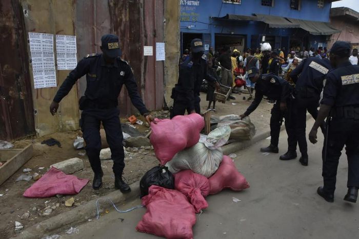 Première opération de la brigade de lutte contre le désordre urbain à Abobo