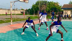 L'équipe de Basket de l'INJS