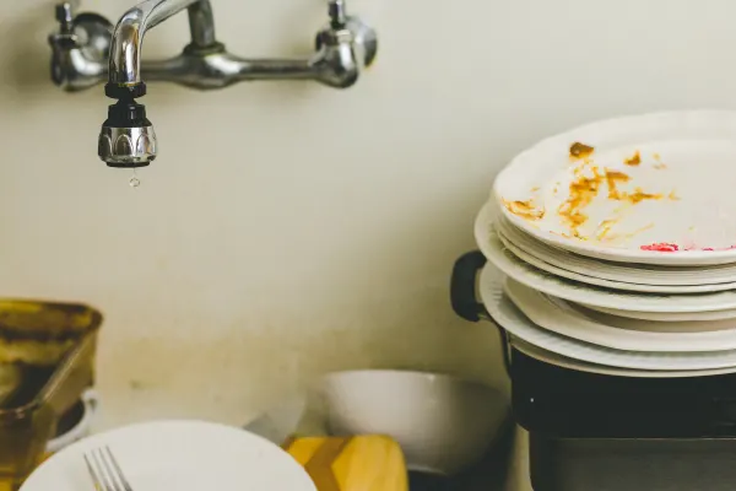 Dirty dishes can lead to a break down of your relationship {Kitchn}