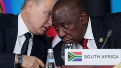 Poutine en Afrique du Sud