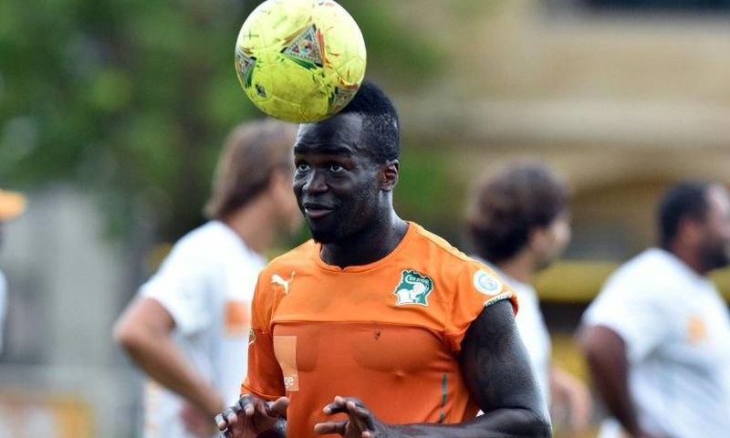 Ivory Coast's Cheick Tiote, pictured in 2014, was capped 52-times and played in teh 2010 and 2014 World Cup