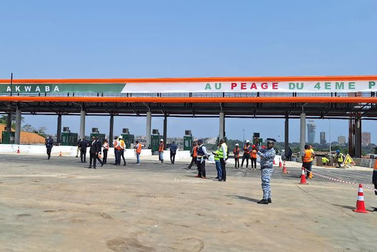 Ouverture officielle du péage du 4e pont d'Abidjan le 1er juillet 2024