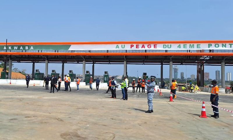 Ouverture officielle du péage du 4e pont d'Abidjan le 1er juillet 2024