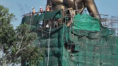 Statue de l'Amazone au Bénin