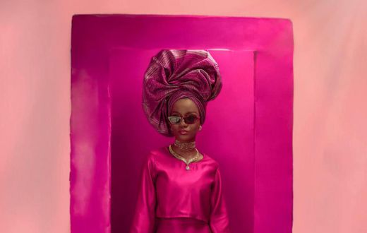 Muniratu Abubakar à l'avant-première de Barbie au Nigéria