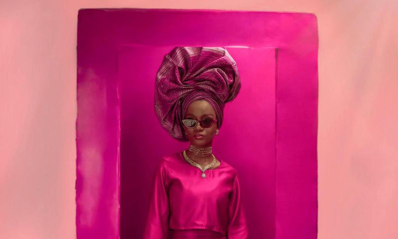 Muniratu Abubakar à l'avant-première de Barbie au Nigéria