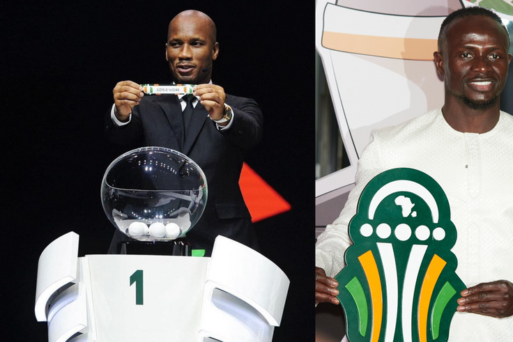 Didier Drogba et Sadio Mané