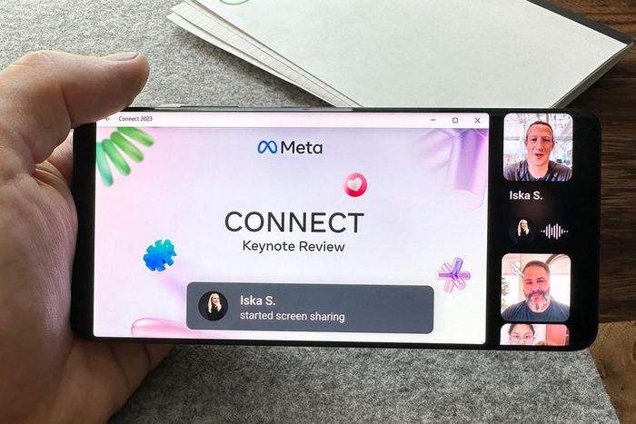 Vous pouvez partagez votre écran lors d'un appel vidéo sur WhatsApp