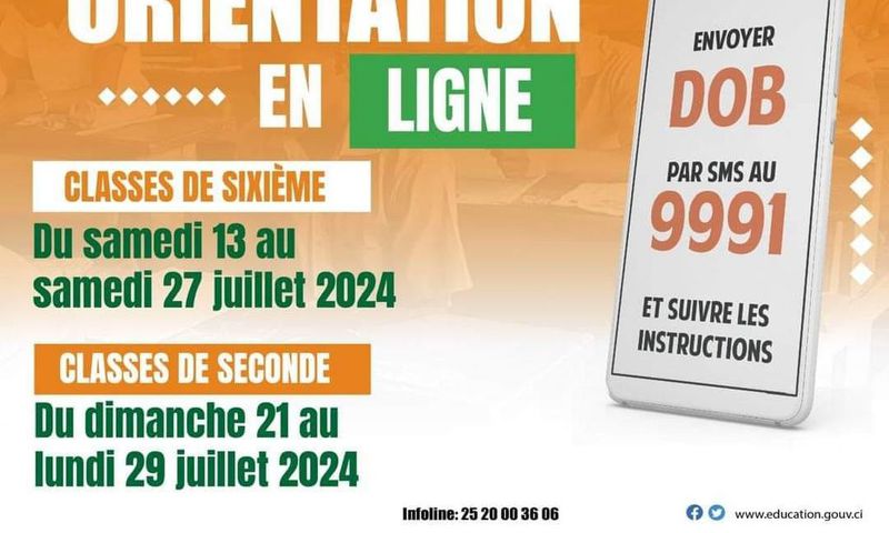 Calendrier des affectations et orientations en ligne pour les élèves de 6e et de seconde