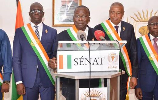 Quelques sénateurs ivoiriens