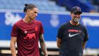 Darwin Nunez à l'entraînement avec Jurgen Klopp - Liverpool
