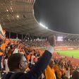 Supporters ivoiriens au stade pour un match de football