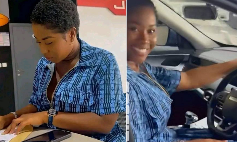 Carmen Sama s'offre une nouvelle voiture