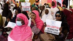 Des sénégalais disant non à l'homosexualité/Getty Image