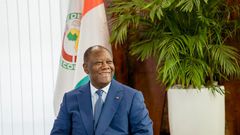 Le Président de la République de Côte d'Ivoire, SEM Alassane Ouattara