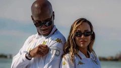 Didier Drogba et Gabrielle Lemaire aux mondiaux de bateaux électriques
