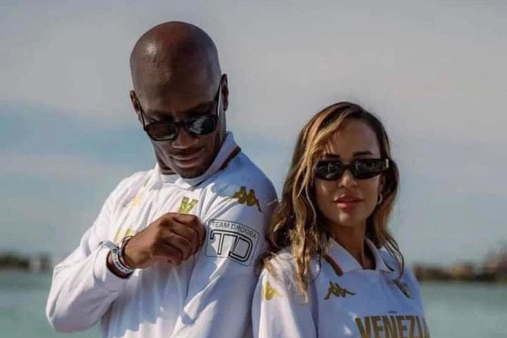 Didier Drogba et Gabrielle Lemaire aux mondiaux de bateaux électriques