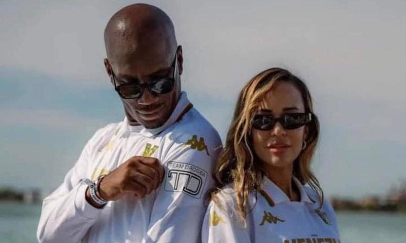 Didier Drogba et Gabrielle Lemaire aux mondiaux de bateaux électriques