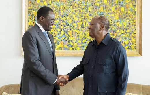 Abdourahmane Cissé et le Président de la République