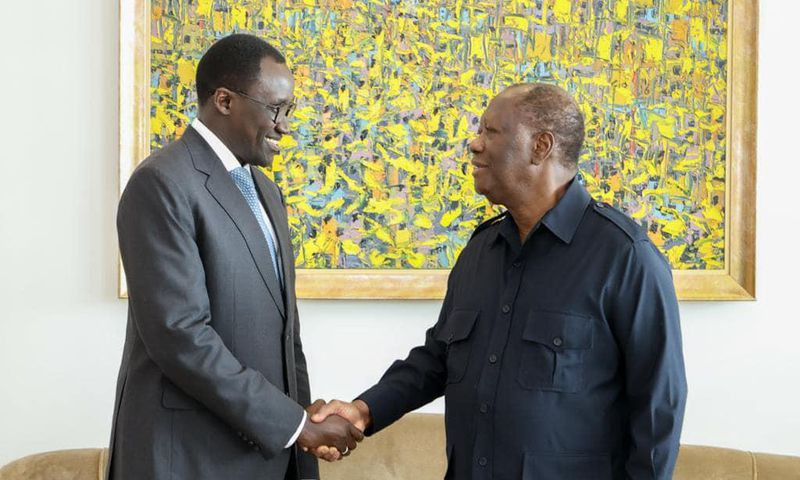 Abdourahmane Cissé et le Président de la République
